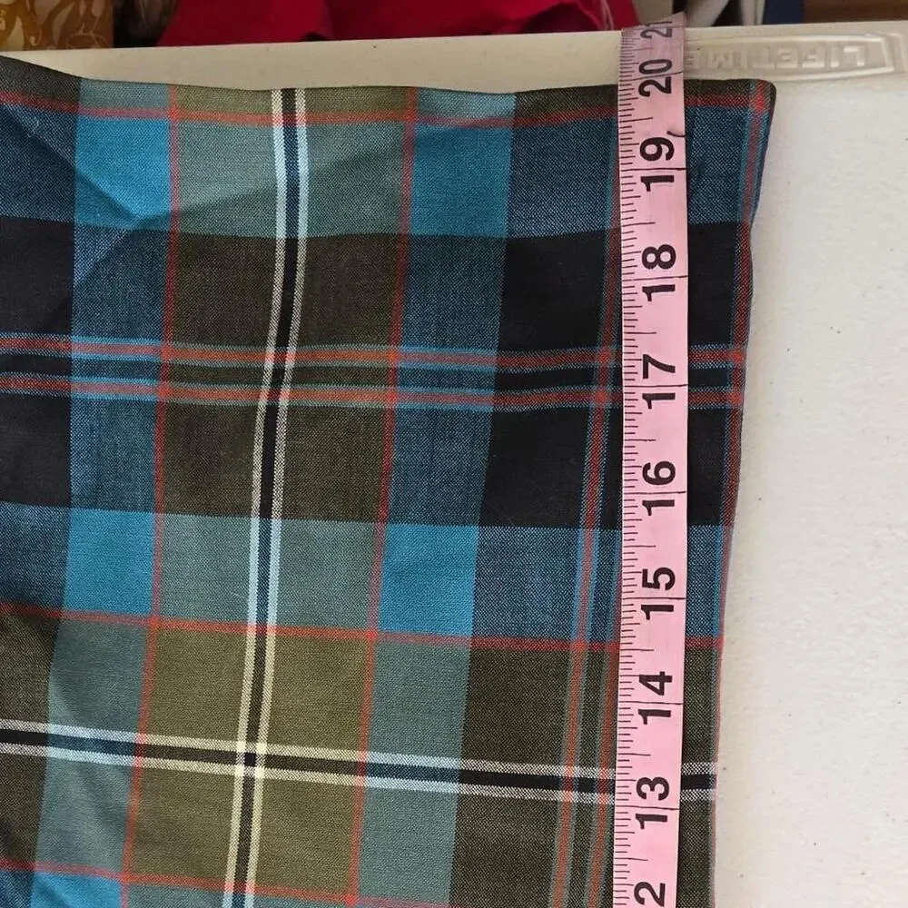 L.A.M.B. gwen stefani Womens plaid cropped pants shorts y2k 2000s 6